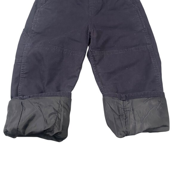 NWT Bass Pro Shops Youth S Black Insulated Workwear Overalls Durable Pockets - Picture 10 of 16